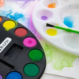 12 Ct. Color Watercolor w/ Brush Sold in 24 Units