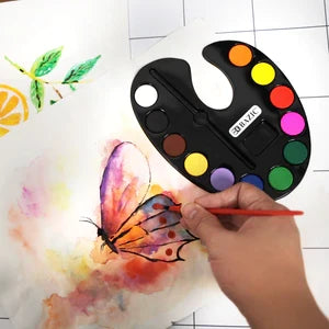 12 Ct. Color Watercolor w/ Brush Sold in 24 Units