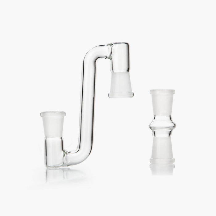 14mm Female to Female Glass Adapter 2Pcs - INHALCO