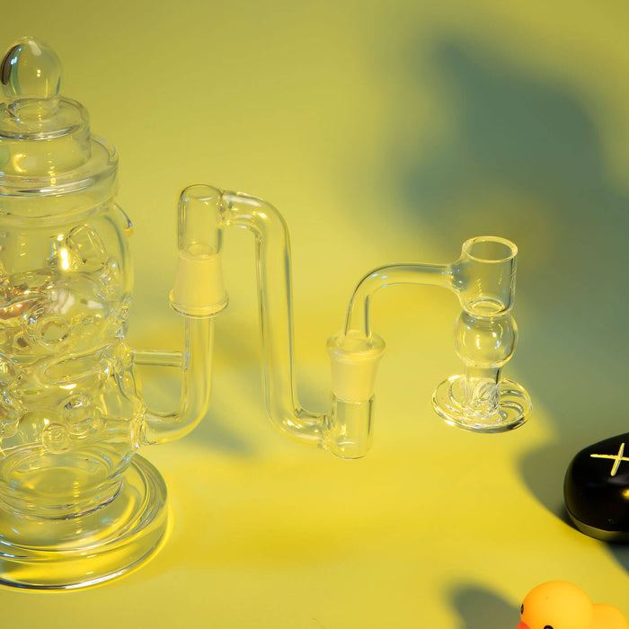 14mm Female to Female Glass Adapter 2Pcs - INHALCO