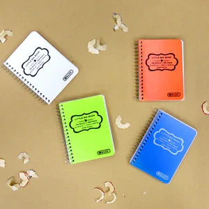 150 Ct. 4" X 5.5" Poly Cover Spiral Fat Book Sold in 48 Units
