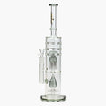 17" H2O Dual Diffuser Glass Bong