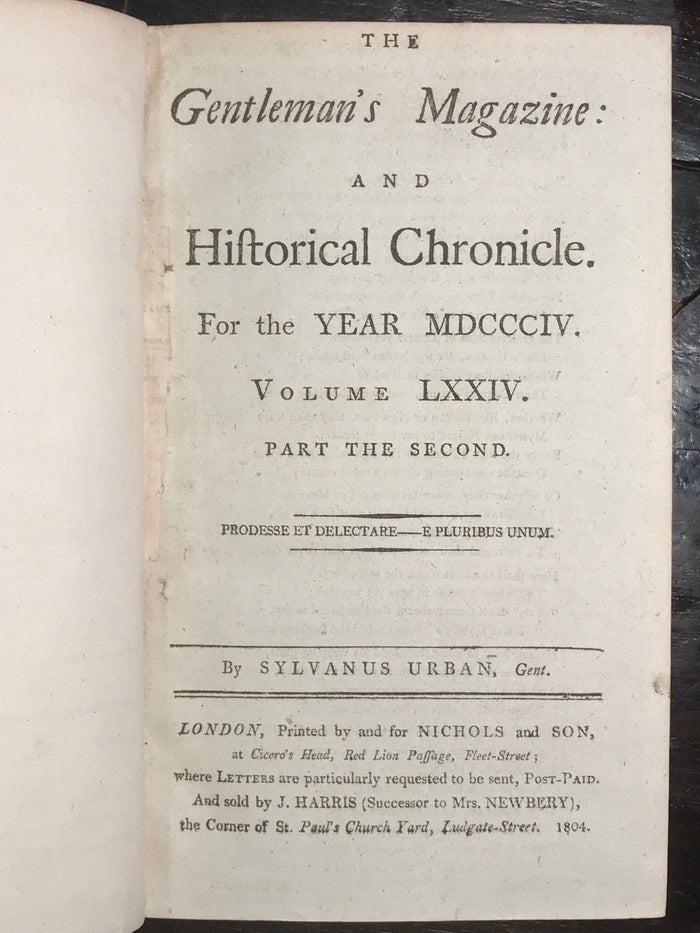 1804 GENTLEMAN'S MAGAZINE - ORIGINAL ARTICLE, AARON BURR SHOOTING HAMILTON