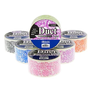 1.88" X 5 Yards Lace Series Duct Tape Sold in 36 Units