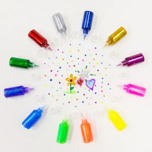 20 Ml Classic Color Glitter Glue (6/Pack) Sold in 24 Units