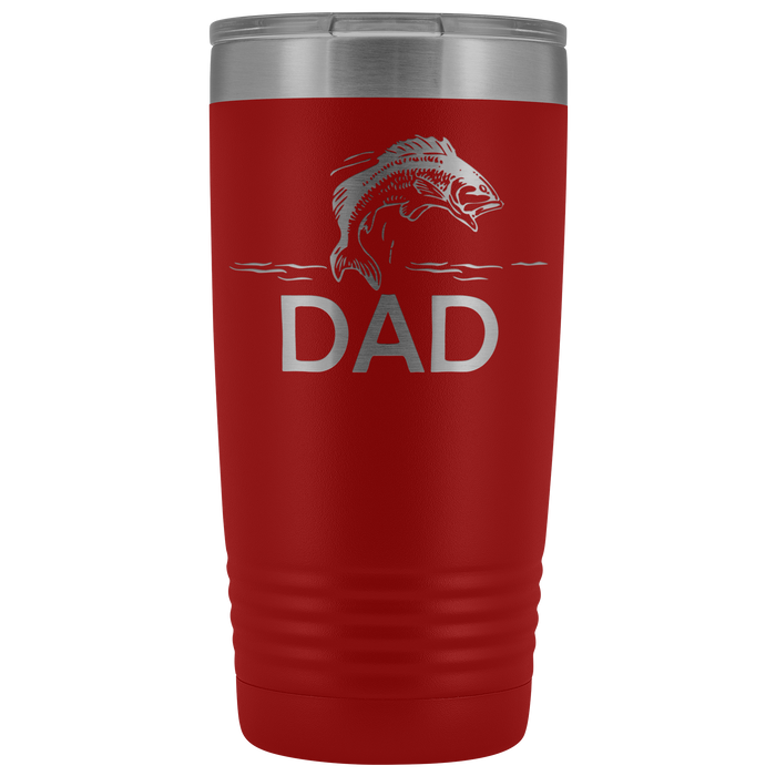 20-Ounce Stainless Tumbler, DAD, Bass