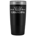 20-Ounce Stainless Tumbler, Grandpa, Best Ever, Crown