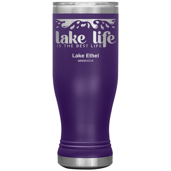 20 oz Stainless BOHO Tumbler, Lake Life, Lake Ethel