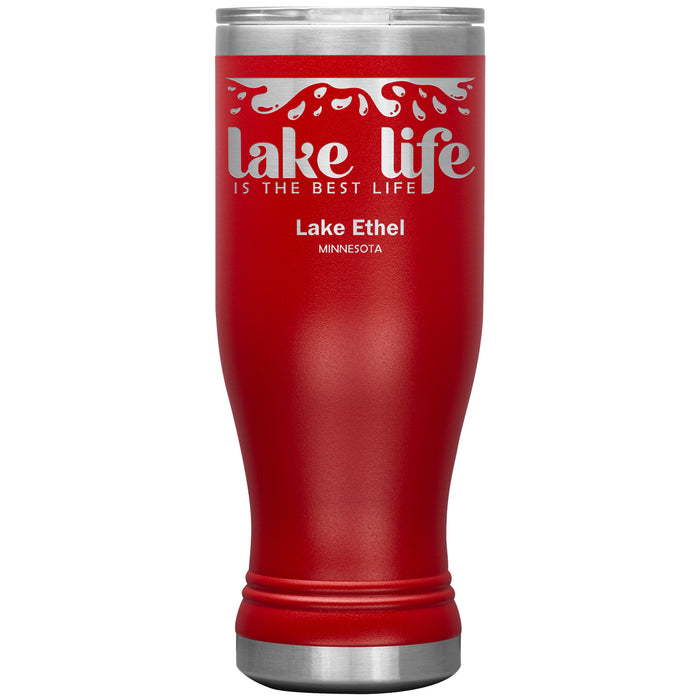 20 oz Stainless BOHO Tumbler, Lake Life, Lake Ethel