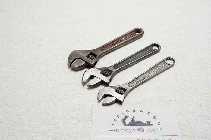 4" ADJUSTABLE WRENCHES - LOT OF 3