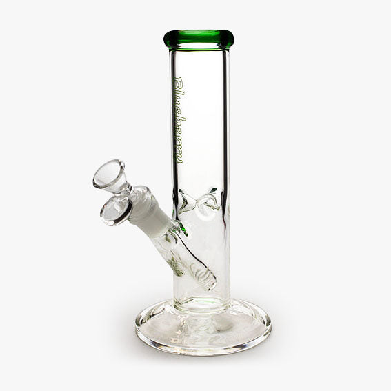 9" Blueberry Glass Tube Water Bong - INHALCO