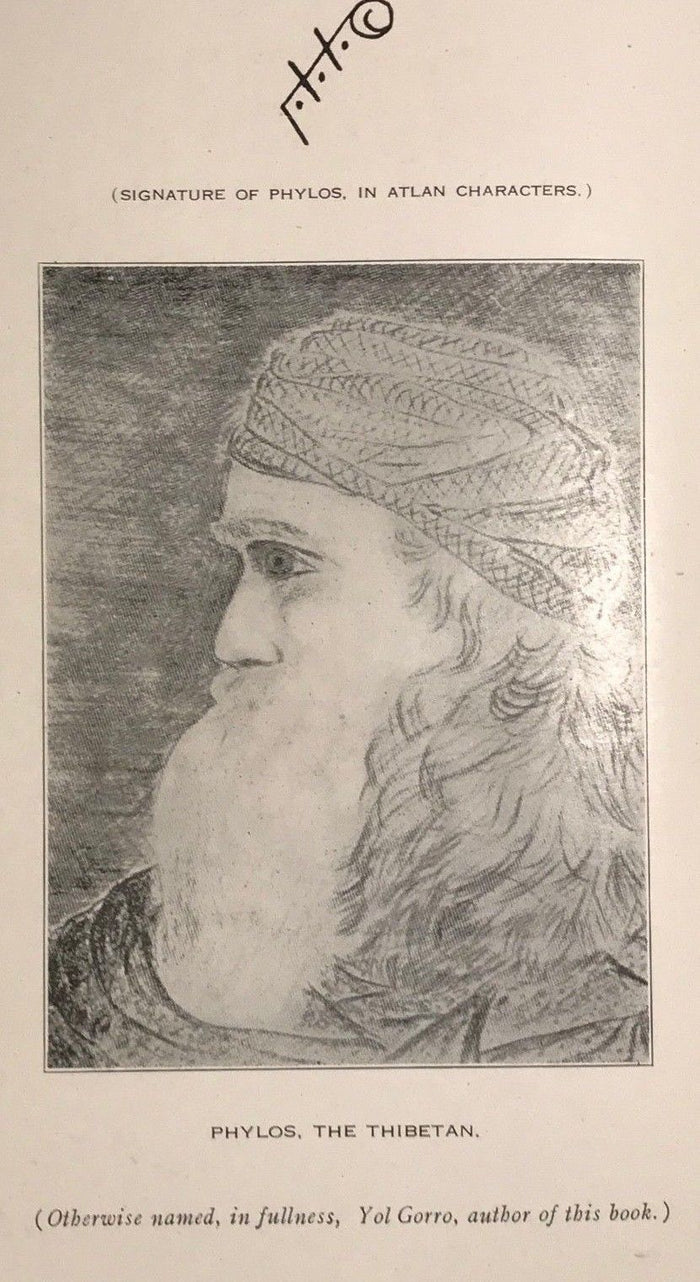 A DWELLER ON TWO PLANETS - PHYLOS THE THIBETAN / FREDERICK OLIVER, 1920 ATLANTIS