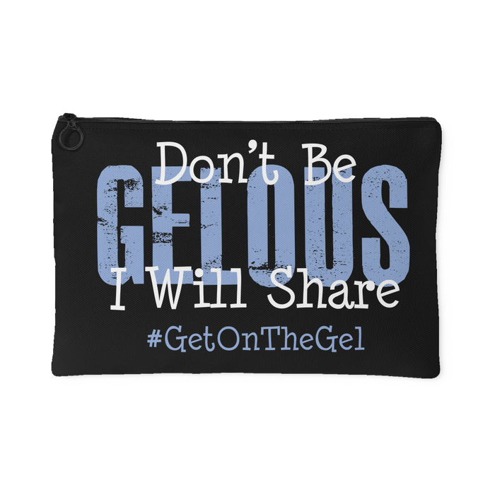Accessory Pouch, 12x8, Black, Don't Be Gelous