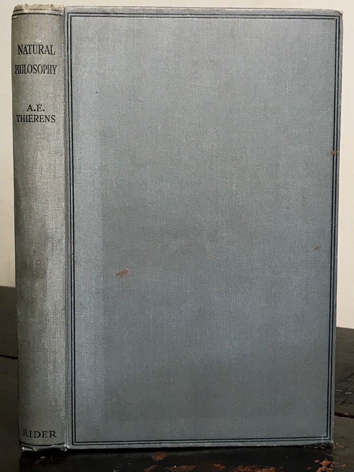A.E. THIERENS - NATURAL PHILOSOPHY, 1st/1st 1920 ASTROLOGY HERMETIC OCCULT MAGIC