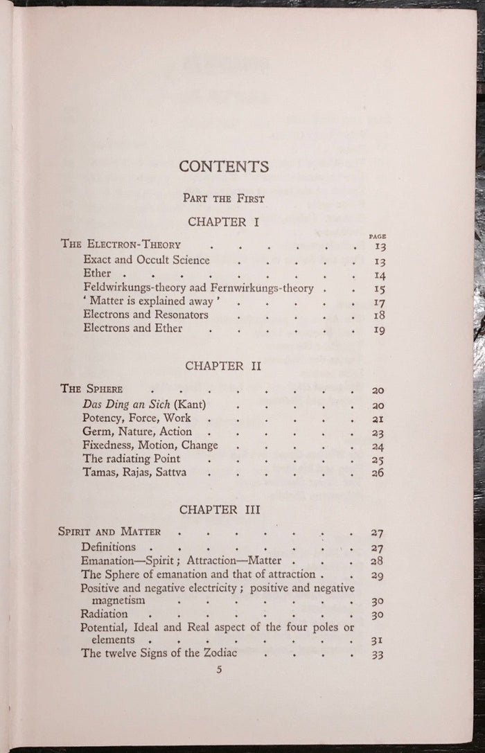 A.E. THIERENS - NATURAL PHILOSOPHY, 1st/1st 1920 ASTROLOGY HERMETIC OCCULT MAGIC