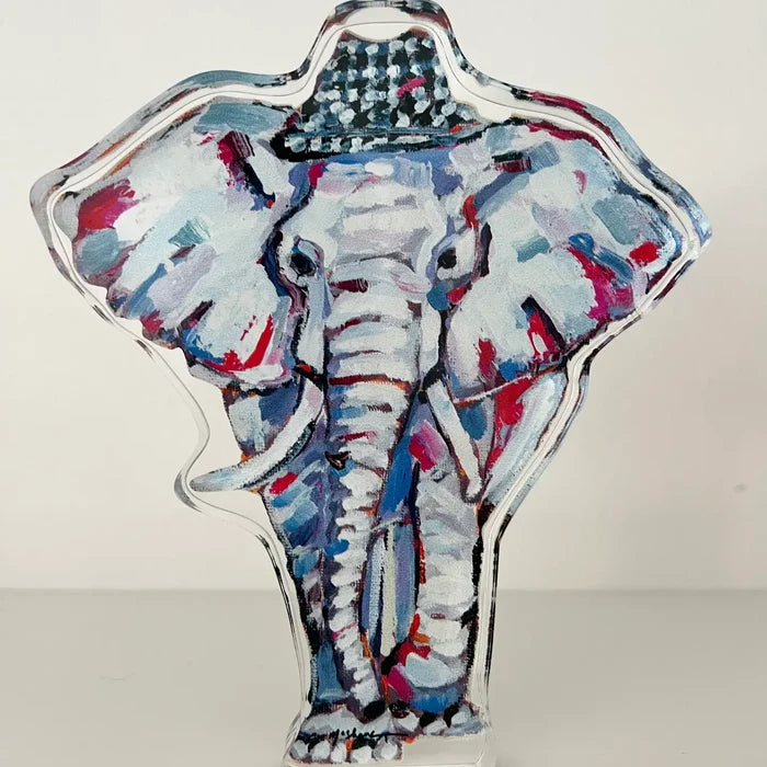 Alabama Elephant Acrylic Art Shelfie