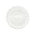 Alabaster White Scalloped Dessert Plate Set Of 4 by Mariposa