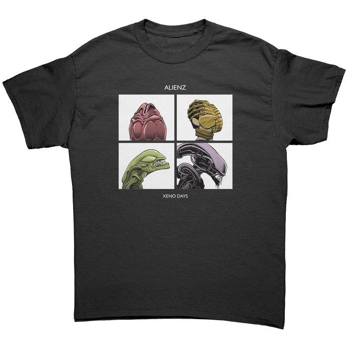 ALIENZ - XENO DAYS / GORILLAZ - NEW POP TURBO TEE!