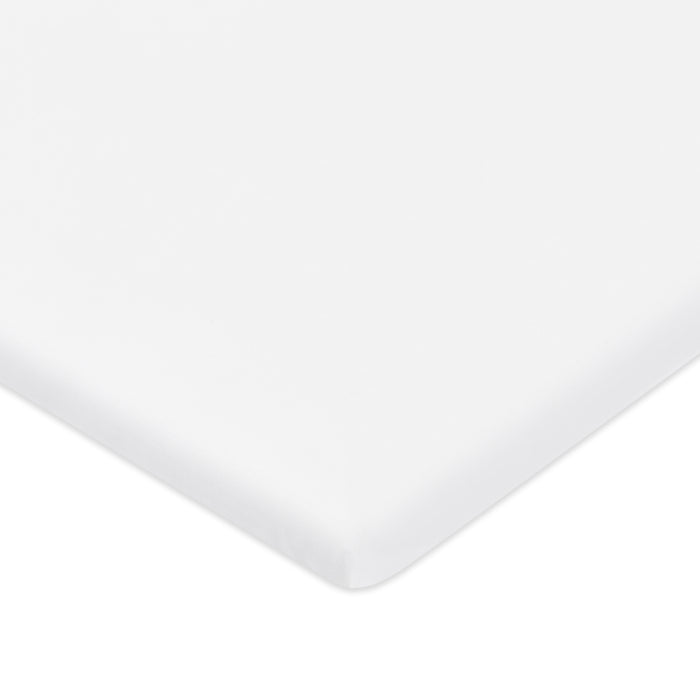 T32634BTW,Babyletto,Organic Brushed Cotton All-Stages® Bassinet Sheet in Bright White