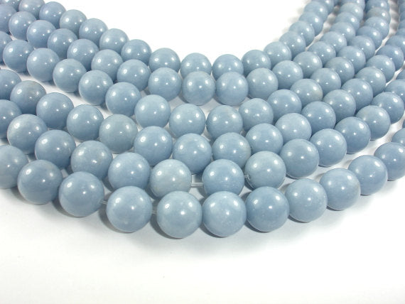 Angelite, 12mm Round Beads-BeadBasic