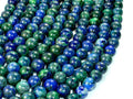 Azurite Malachite Beads, 8mm (8.5 mm) Round-BeadBasic