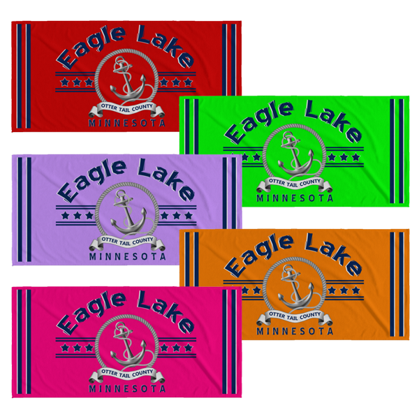 Beach Towel, Eagle Lake Anchor
