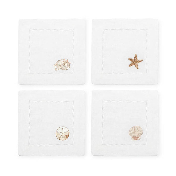 Beachcomber Cocktail Napkin - Set of 4 by SFERRA Additional Image - 2