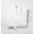 Berkley White Bath Robe Terry/Waffle Reverse by SFERRA
