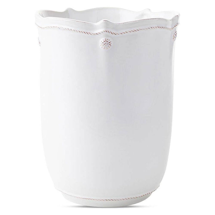 Berry & Thread Whitewash Wastebasket by Juliska