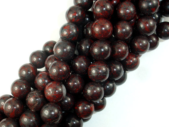 Brecciated Jasper Beads, 10mm Round Beads-BeadBasic