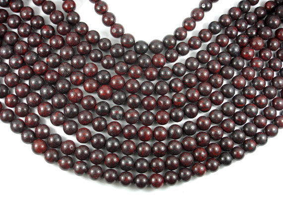 Brecciated Jasper Beads, 10mm Round Beads-BeadBasic
