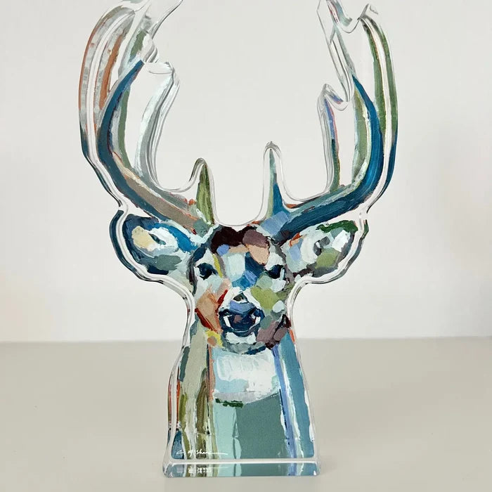 "Bucky" Deer Acrylic Art Shelfie