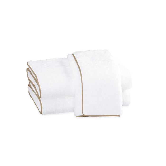 Cairo Bath Towel White & Linen