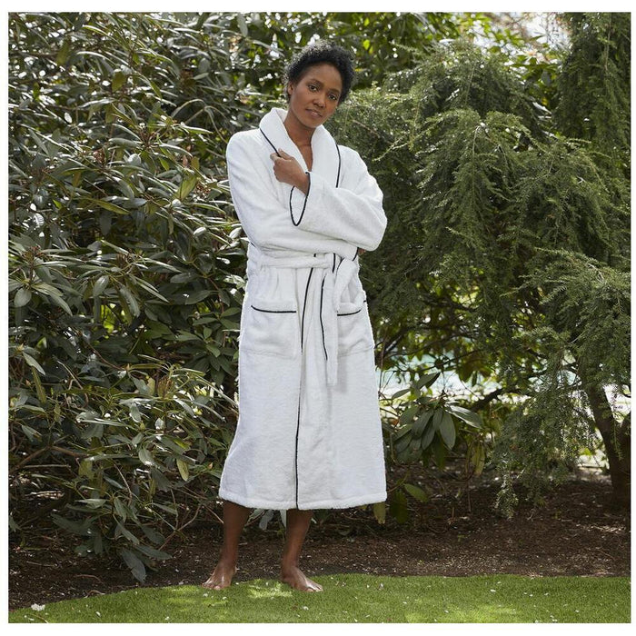 Cairo Robe White & Azure 2