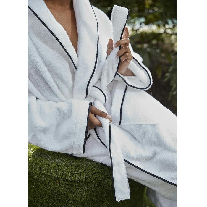 Cairo Robe White & Azure 3