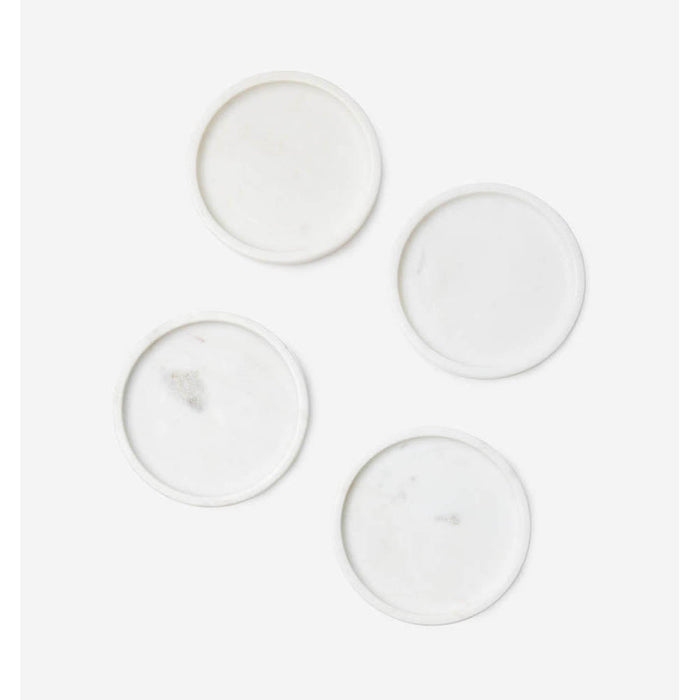 Calanna Set of 4 Boxed Marble Coaster by SFERRA Additional Image - 3