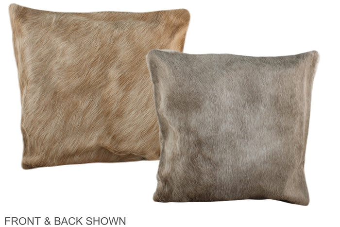 Champagne Cowhide Pillow #A35415