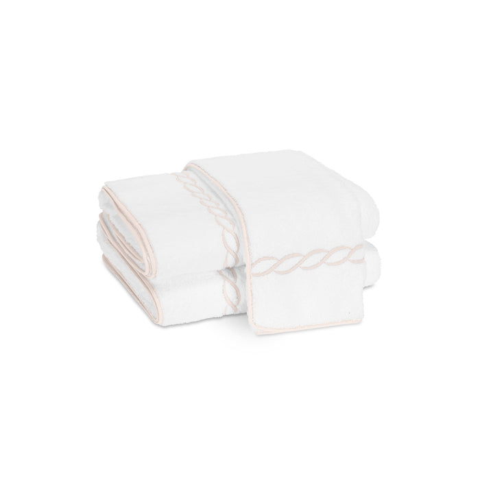 Classic Chain Bath Towel Blush