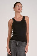 Contrast Stitch Tank Top