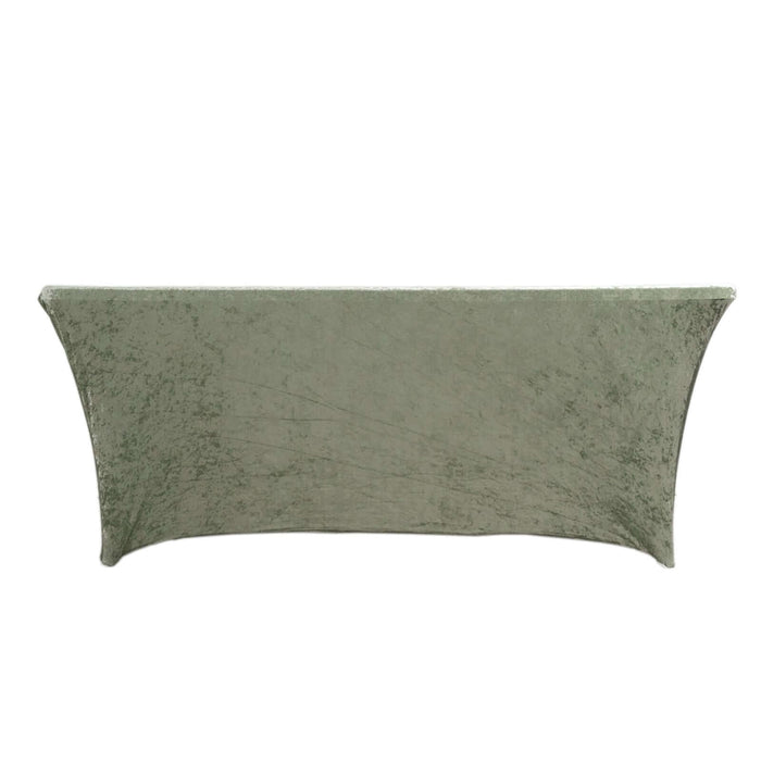 Green table cover in a studio-style isolation shot.