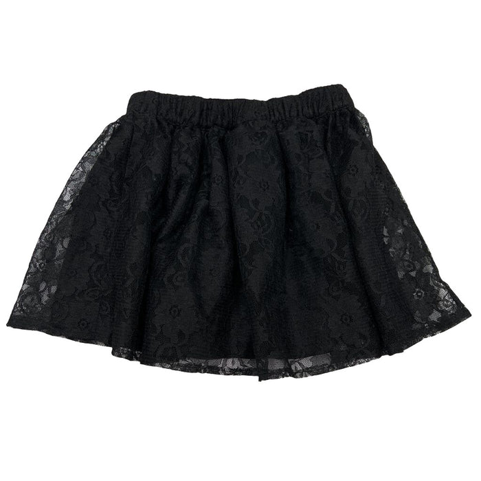 Elastic Waist Lace Skirt