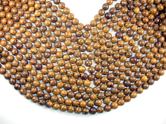 Elephant Jasper Beads, 10mm Round Beads-BeadBasic