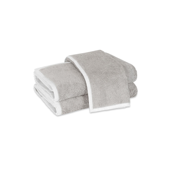 Enzo Bath Towel Pearl & White