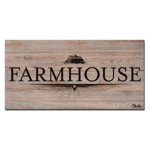 'Farmhouse No. 1' Wrapped Canvas Wall Art