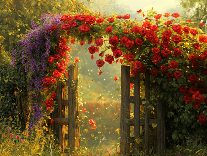 Fireflies and Blooming Vines