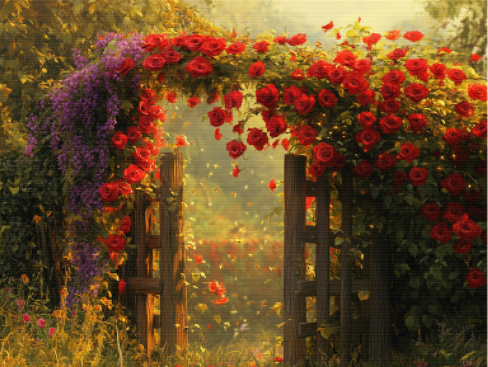 Fireflies and Blooming Vines