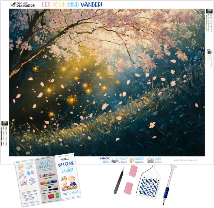 Fireflies and Falling Petals
