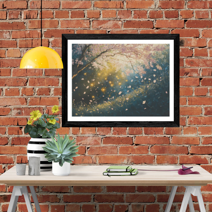 Fireflies and Falling Petals