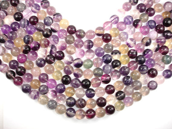 Fluorite Beads, Round, 14mm-BeadBasic