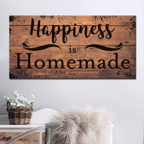 'Homemade' Wrapped Canvas Wall Art